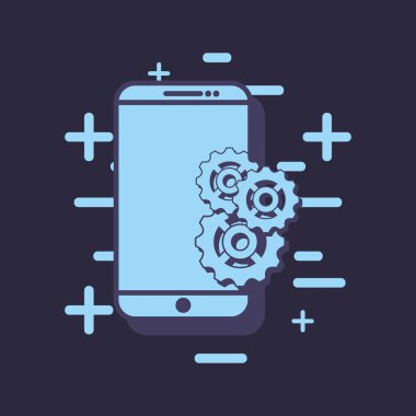 akıllı telefon aygıtı simgesi