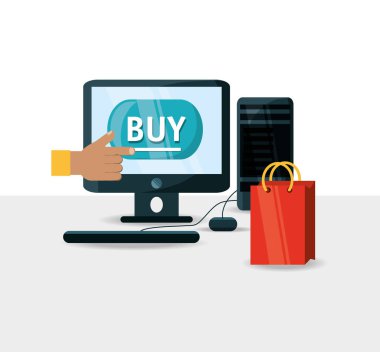 Online alışveriş teknoloji donanımı ile bağlanmak