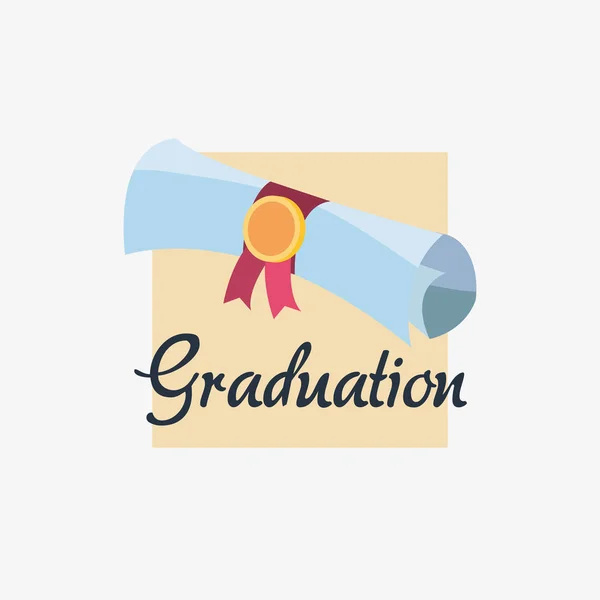 Concept de conception de graduation — Image vectorielle