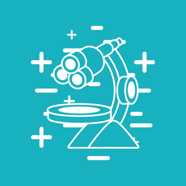 Icono de herramienta de microscopio — Vector de stock