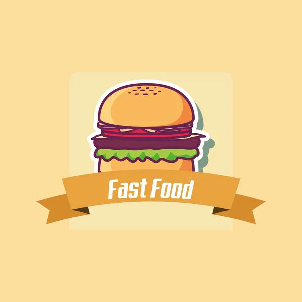 Design de fast food —  Vetores de Stock