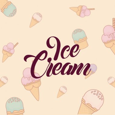 Dondurma Arkaplanı