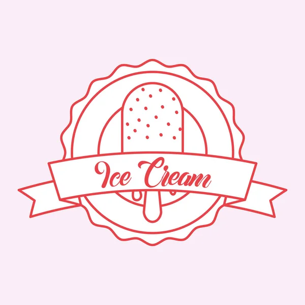 Diseño de helado — Vector de stock