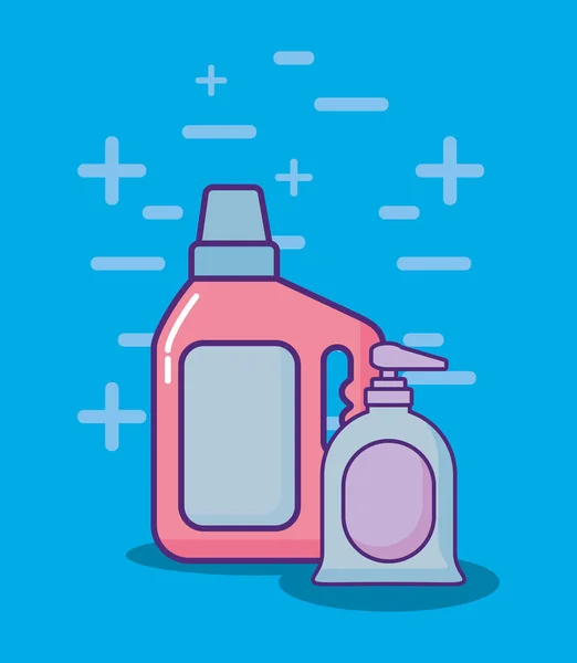 Cleaning supplies design — Stock Vector