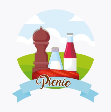 Piknik amblem tasarımı