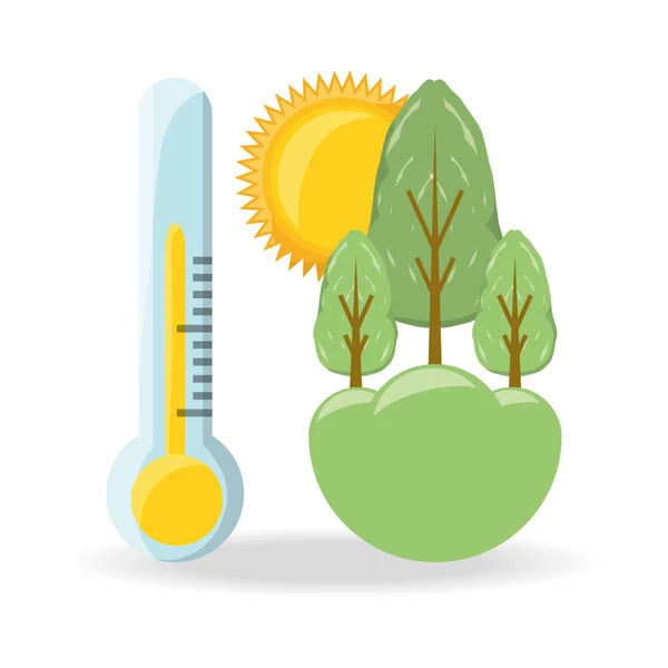 Clima y diseño climático — Archivo Imágenes Vectoriales