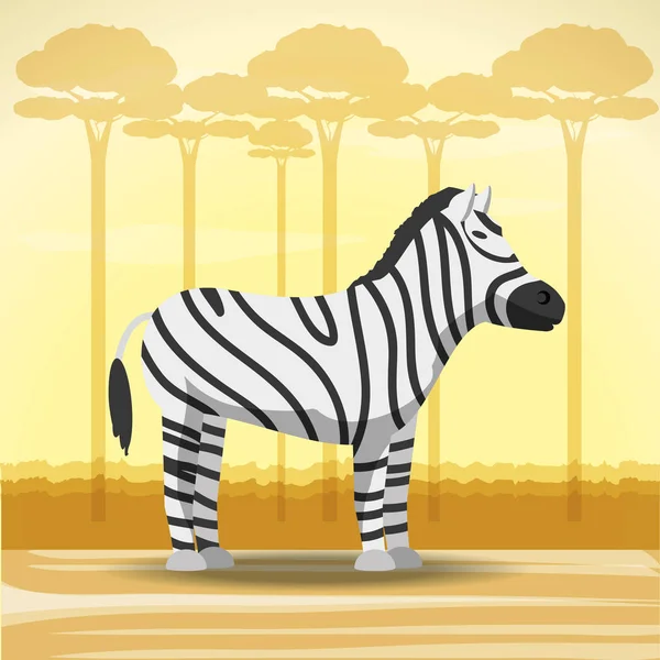 Diseño de safari africano — Vector de stock