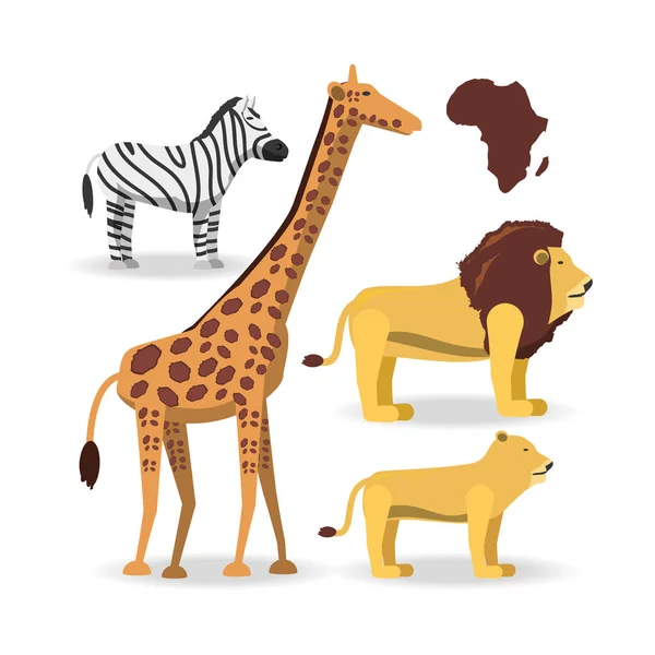 Diseño de safari africano — Archivo Imágenes Vectoriales