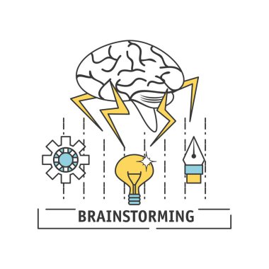 işlem fikirler yaratıcı hayal gücü ve yenilik