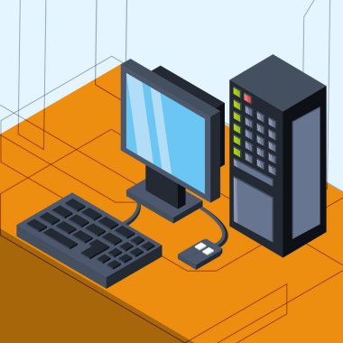 izometrik bilgisayar teknolojisi ile medya bağlantıları