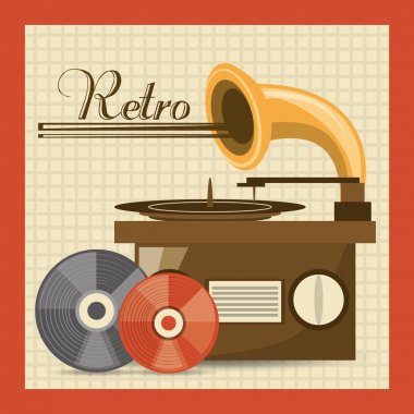 Retro radyo listent CD müzik