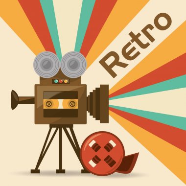 Retro video kamera kısa film