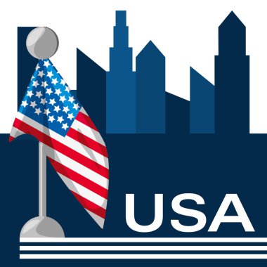 Amerikan bayrağı nation ile ABD ülke