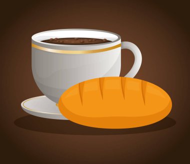 Kahve Kupası ekmek tatlısı