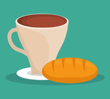 Kahve Kupası ekmek tatlısı