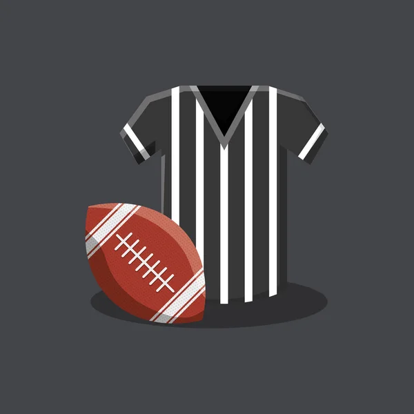 Conception de football américain — Image vectorielle