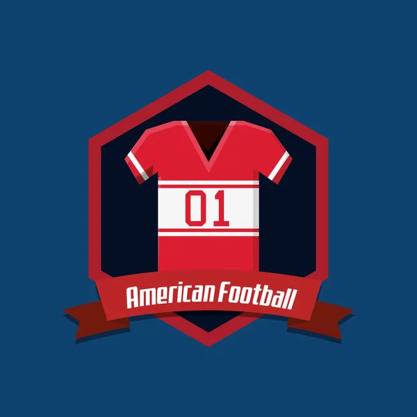 Americký fotbal design — Stockový vektor