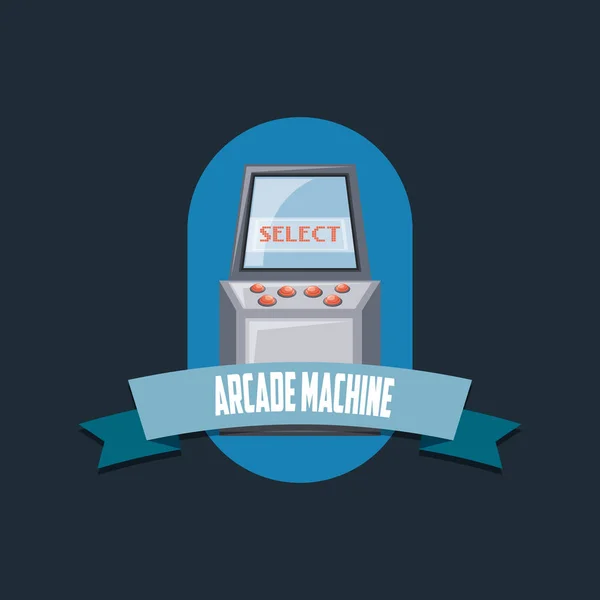 Diseño de máquina arcade — Archivo Imágenes Vectoriales