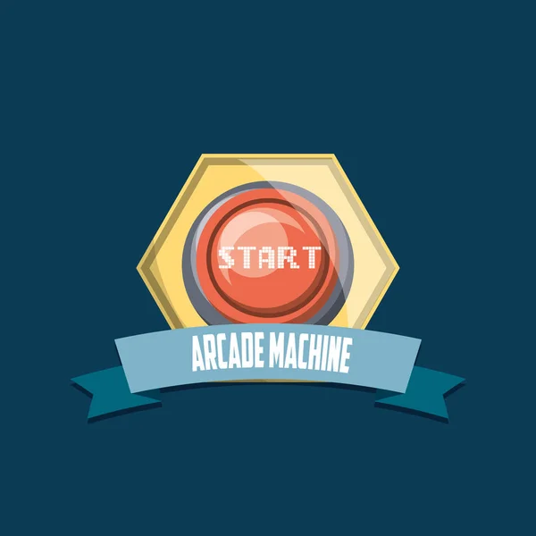Diseño de máquina arcade — Archivo Imágenes Vectoriales