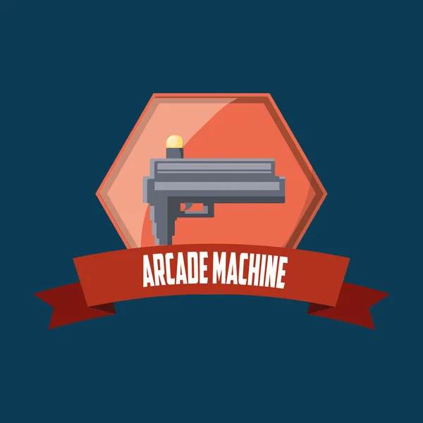 Arcade-Maschinendesign — Stockvektor