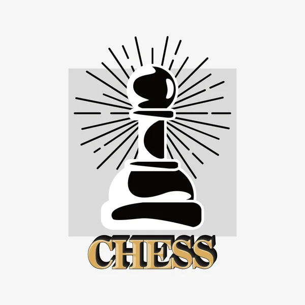 Chess pieces design — Stock Vector