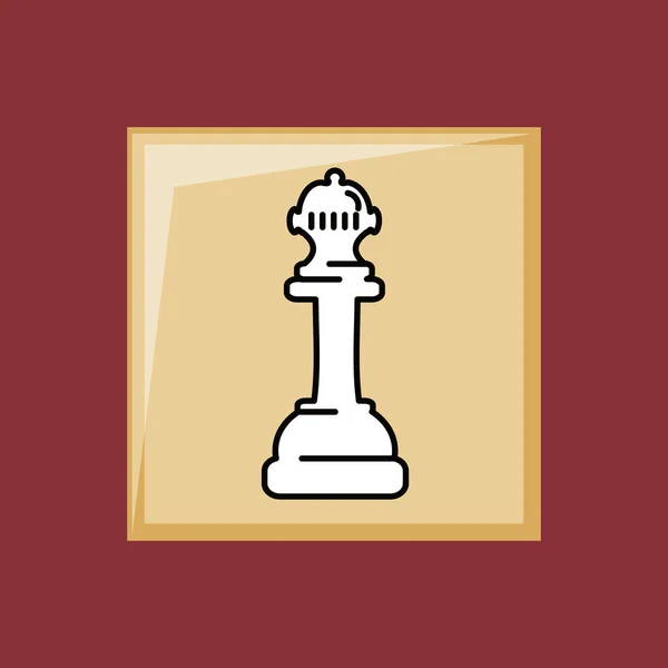 Schachfiguren gestalten — Stockvektor