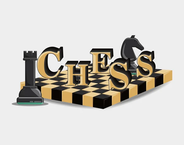 Дизайн шахматных игр — стоковый вектор