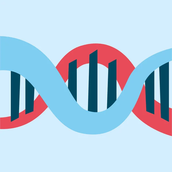 DNA molecula tasarım — Stok Vektör