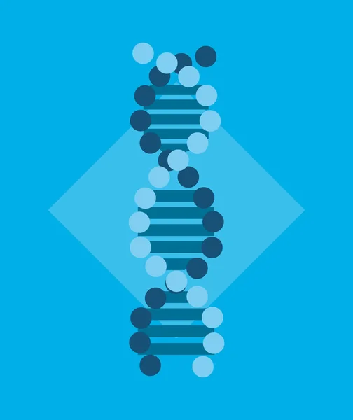 DNA molecula tasarım — Stok Vektör