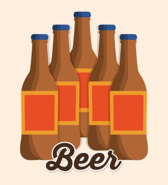 Bira şişe içki tasarımı