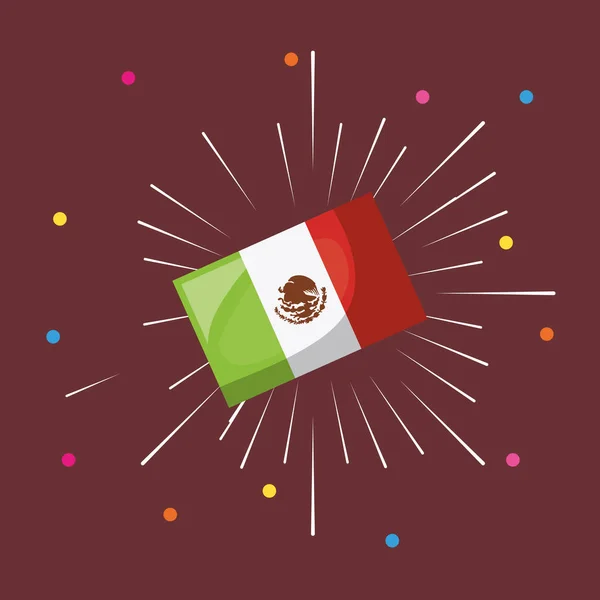 Desenho Viva México — Vetor de Stock