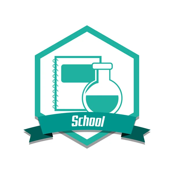 Emblema do projeto da escola —  Vetores de Stock