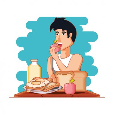 adam atlet sağlıklı yemek yeme