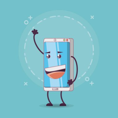 karikatür akıllı telefonlar tasarım