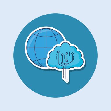 bulut depolama simgesi