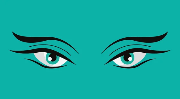 Τα μάτια της γυναίκας σχεδιασμός — Διανυσματικό Αρχείο