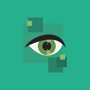 yeşil göz simgesini