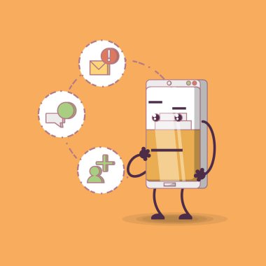 karikatür akıllı telefonlar tasarım