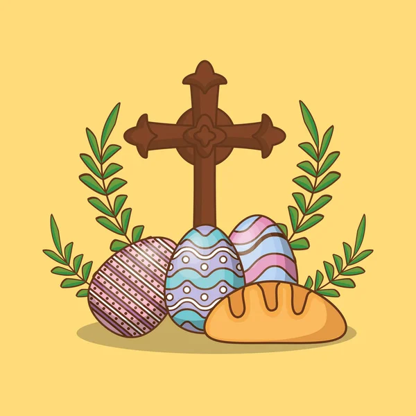 Religijne cross design — Wektor stockowy