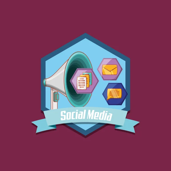 Sociale media ontwerp — Stockvector