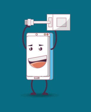 karikatür akıllı telefonlar tasarım