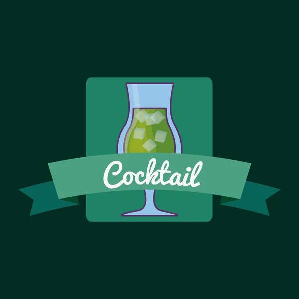 Design de bebidas cocktail —  Vetores de Stock