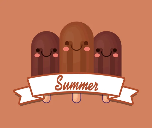 Hallo zomer ontwerp — Stockvector