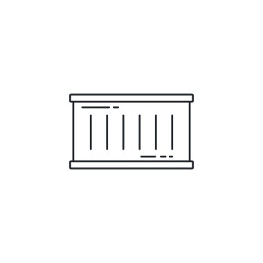 İzole edilmiş kabın ikon vektör tasarımı