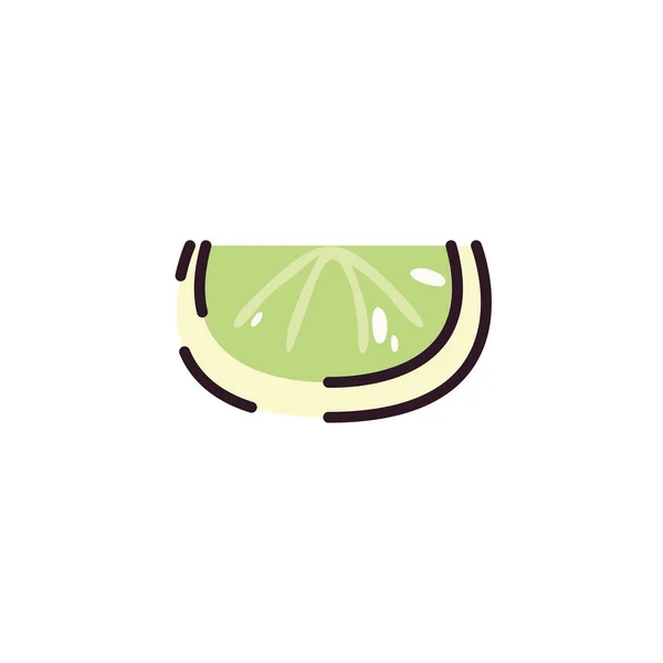 Design de vetor de ícone de limão isolado — Vetor de Stock