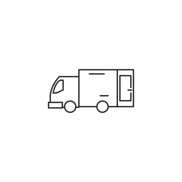 Külön szállító teherautó ikon vektor kialakítása — Stock Vector