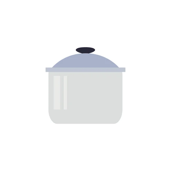 Cocina icono de la olla vector de diseño — Vector de stock