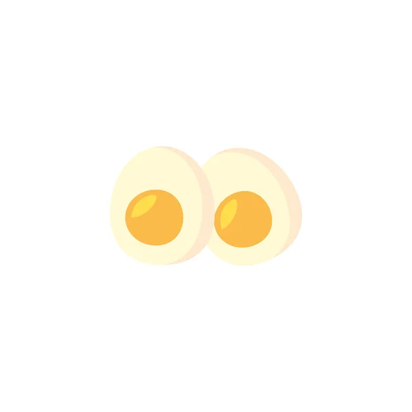 Diseño de vector de icono de huevo aislado — Archivo Imágenes Vectoriales