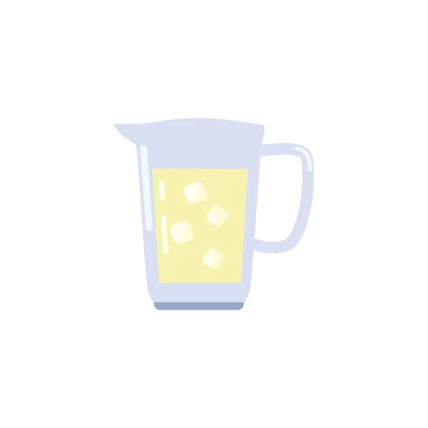 Isolé icône de pot de limonade design vectoriel — Image vectorielle