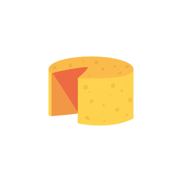 分離チーズアイコンベクトルデザイン — ストックベクタ